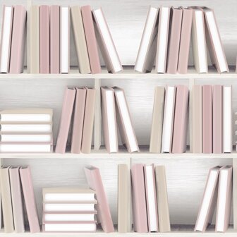 Dutch Wallcoverings Illusion L154-03 Roze / Cr&egrave;me 