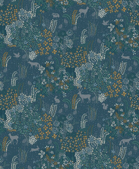 Dutch Wallcoverings Flora M867-01 - Blauw