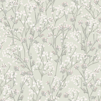 Dutch Wallcoverings Flora M880-14 - Beige / Roze