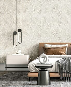 Noordwand Aura 42210 Wit - Beige