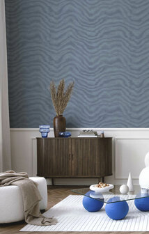 Noordwand Aura 42236 Blauw - Metallic