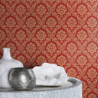RASCH Vliesbehang 570540 Trianon XIII ornament rood