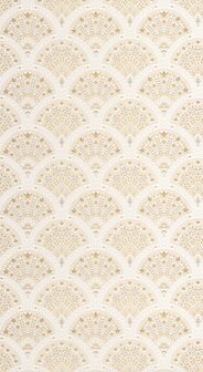 Casadeco Heritage (*Met Gratis Lijm!) HETA201191324 - Cr&egrave;me / Grijs / Goud / Wit 
