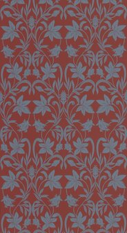 Casadeco Heritage (*Met Gratis Lijm!) HETA201238665 - Blauw / Oranje 