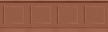 Casadeco Moulures &amp; Co (*Met Gratis Lijm!) MOCO200468410 - Rood