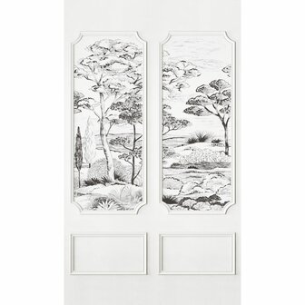 Casadeco Moulures &amp; Co (*Met Gratis Lijm!) MOCO201409013 - Zwart