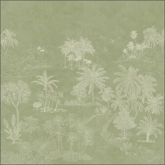 Caselio Borneo (*Met Gratis Lijm!) BORN106554006 - Groen