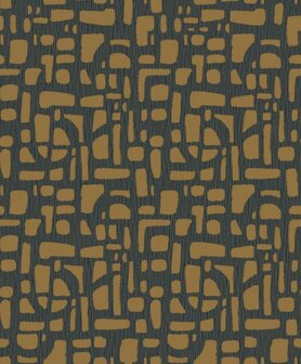 Noordwand Zen DWP0364-04 - Zwart / Metallic
