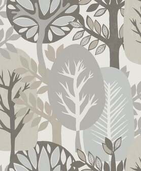 Noordwand Antibes AN28280 - Grijs / Wit / Beige 