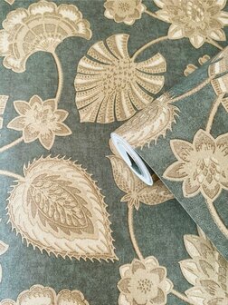 Noordwand Elegance DWP0351-01 - Groen / Bruin