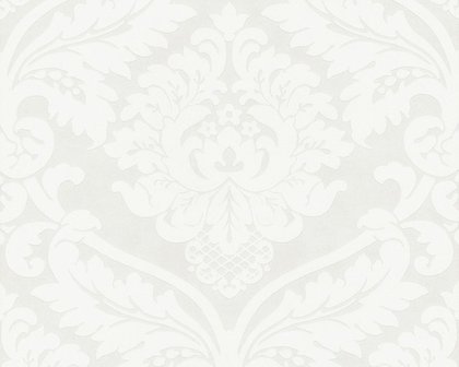 Living Walls Flock 4 behang 5543-38 - Wit