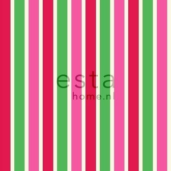 Esta StripesXL 116516 - Roze - Rood - Groen