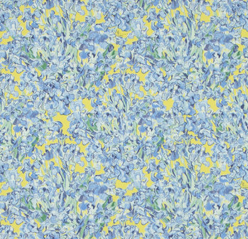 BN Van Gogh Behang 17150 - Geel - Blauw