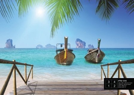 AG Design Fotobehang Paradijselijke Stranden FTS1315