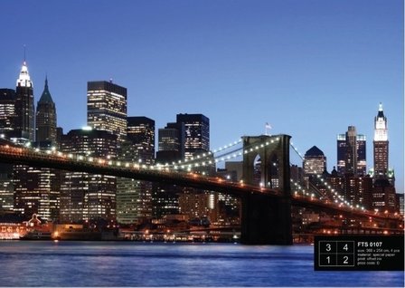 AG Design Fotobehang Brooklyn Bridge