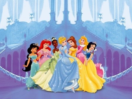 AG Design Fotobehang Disney Princess In The Castle FTD0264