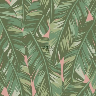 Esta Home Jungle Fever 139015 (*Gratis Lijm Actie) - Groen