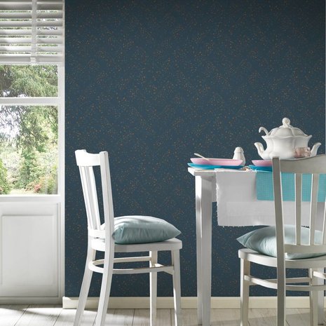 AS Creation New Walls 37394-1 | 373941 - Blauw / Groen