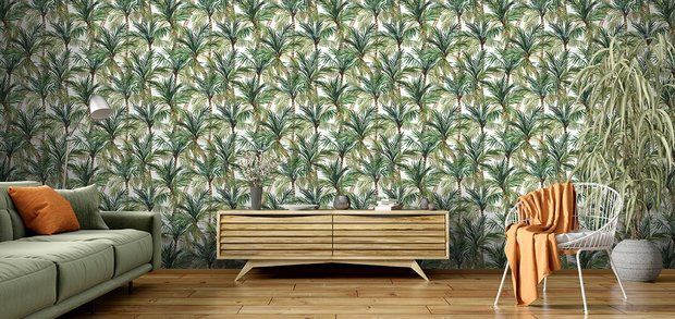 Dutch Wallcoverings Eden Palmbomen M379-04