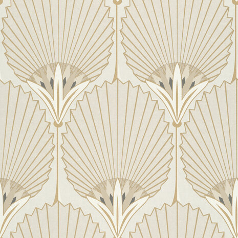 Dutch Wallcoverings Asperia A54903 beige - goud