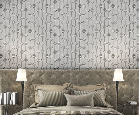 Dutch Wall Decor Philipp Plein Z8099 Grijs / Zilver