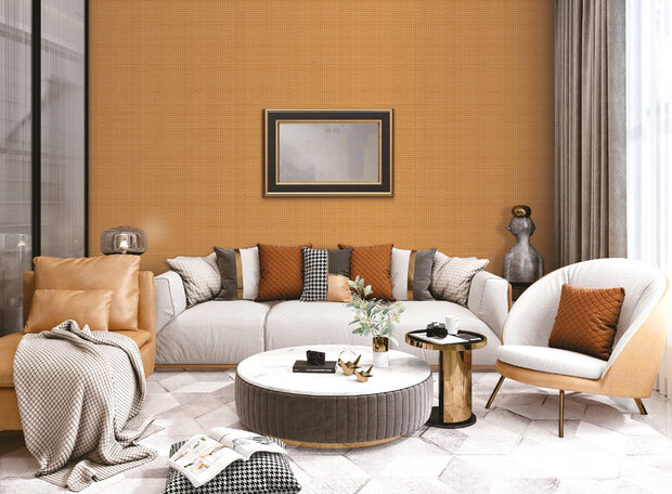 Dutch Wallcoverings Tapestry TP422603 Weave Oranje