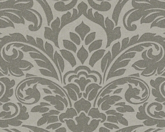 AS Creation AP Finest / 30545-3 - 305453 Zilver (Glasparels) - Grijs