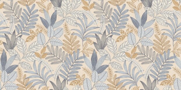 Noordwand Allure AL26291 Beige - Blauw