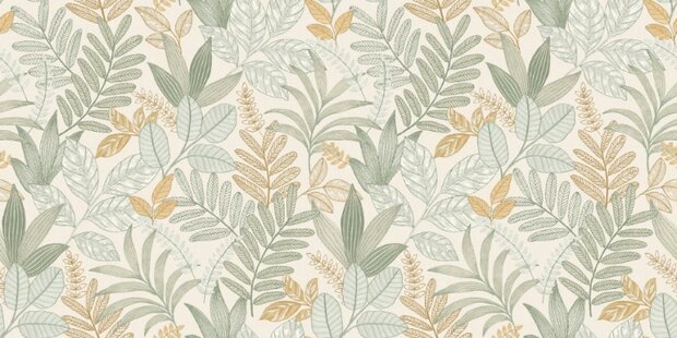 Noordwand Allure AL26294 Beige - groen