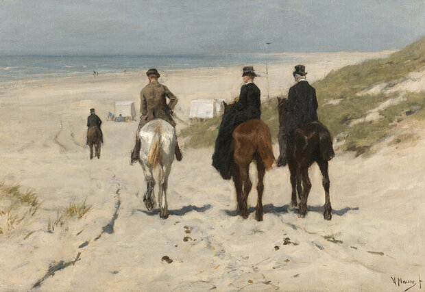 FBK Rijksmuseum Morgenrit langs het strand Anton Mauve RM15 (Met Gratis Lijm)