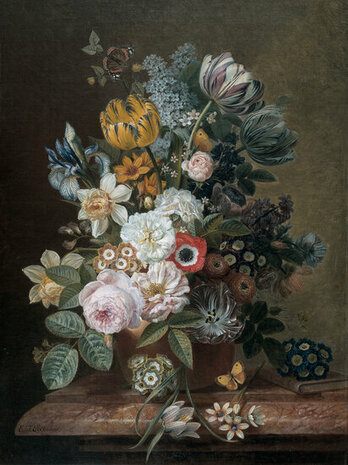 FBK Rijksmuseum Stilleven met bloemen Eelke Jelles Eelkema RM10 (Met Gratis Lijm)