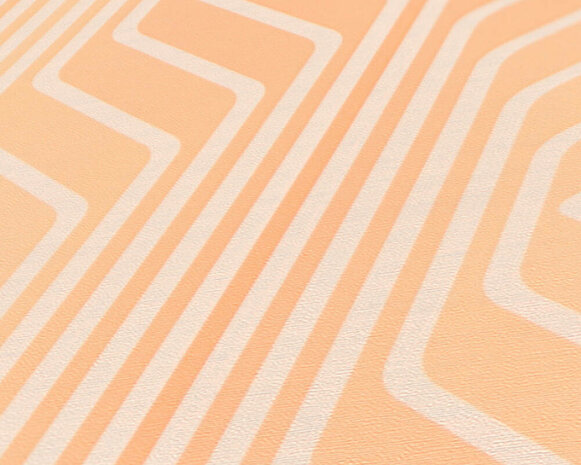 AS Creation Retro Chic - 39532-3 / 395323 Oranje - Beige