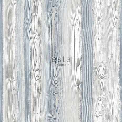 Esta Home Hout 148626 (*Gratis Lijm) Grijs Blauw