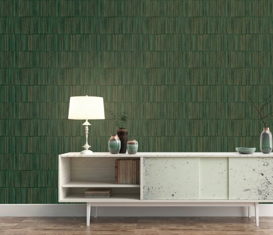 Noordwand Boutique SP-JA3006 Groen Metallic