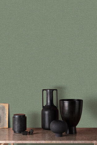 Dutch Wallcoverings Linnen Touch LT10009 Groen