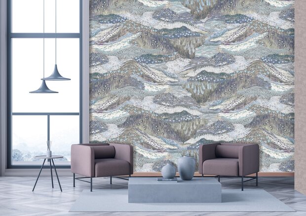 HookedOnWalls MARTA CORTESE ANOTHER VIEW 37865 Multicolour (Incl. Gratis Lijm*)