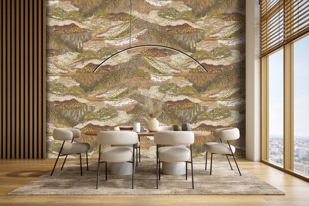 HookedOnWalls MARTA CORTESE ANOTHER VIEW 37866 Multicolour (Incl. Gratis Lijm*)