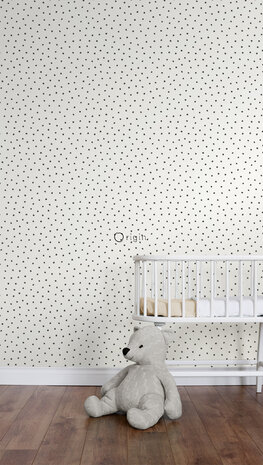 Origin Wallcoverings Precious (Met Gratis Lijm!) 347699 - Zwart / Wit
