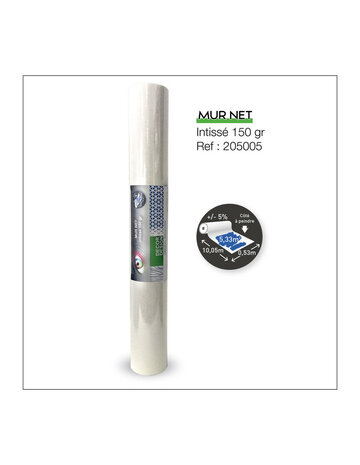 Behang Renovatievlies / Renovlies (10 meter x 53 cm) 130GRAM 205005 - Wit