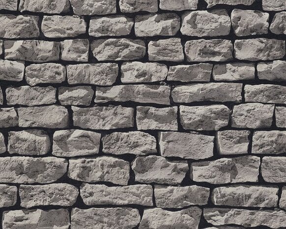 AS Creation Wood'n Stone 9079-29 Steenstructuur Behang
