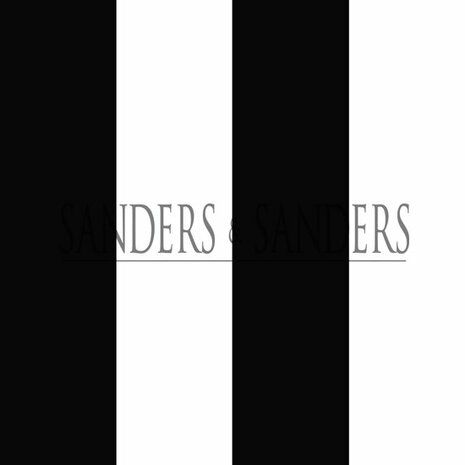 Sanders & Sanders Trends & More behang 935221 - Zwart - Wit Behang