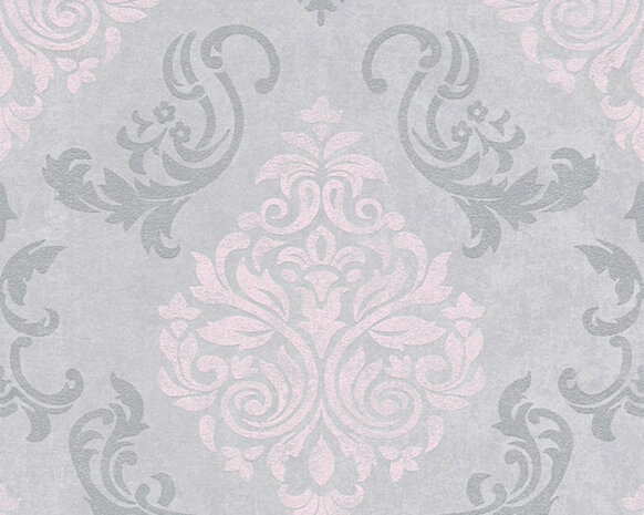 AS Creation Memory 3 95372-6 - Roze / Grijs Behang