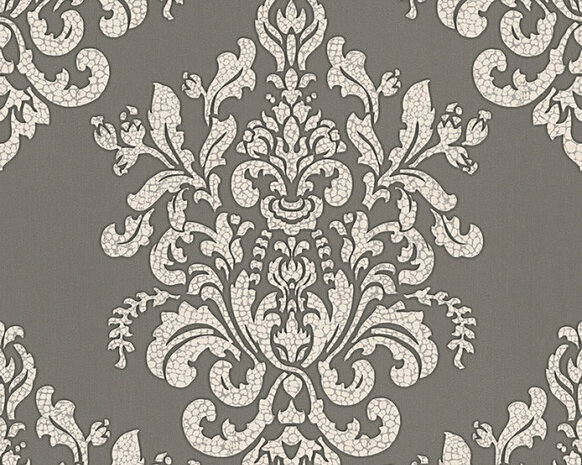 AS Creation Hermitage 10 - 341432/34143-2 - Grijs / Zilver Behang