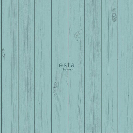 Esta Greenhouse 128855 - Turquoise Behang