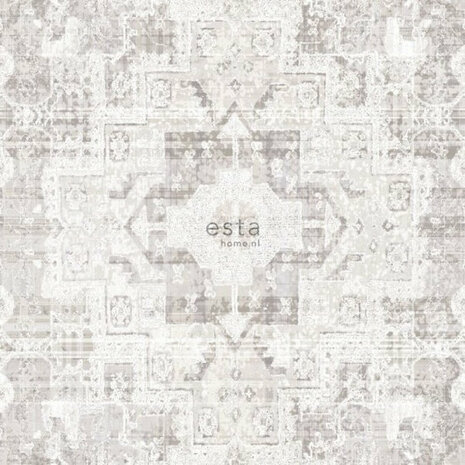 Esta Boho Chic 148654 - Grijs Behang