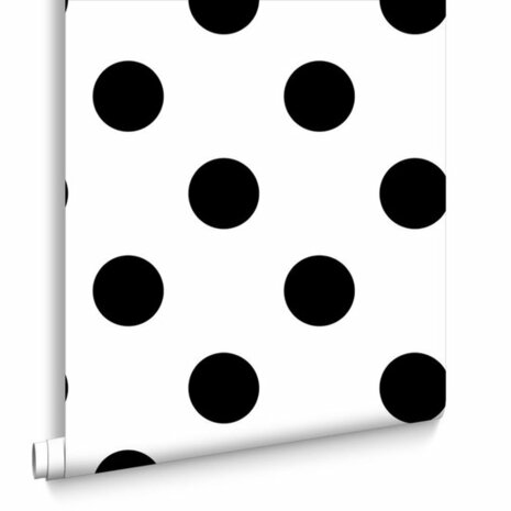 Kids @ Home 5 dotty black 100104 Behang