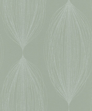 Rasch Sparkling 523423 met zilver glitter patroon Behang