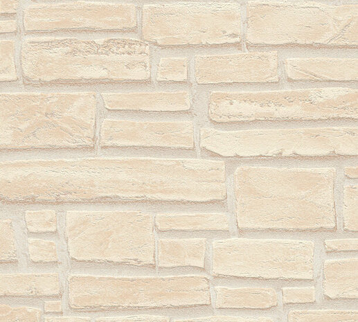 AS Creation Elements 6623-23 - 662323 Beige / Creme Behang