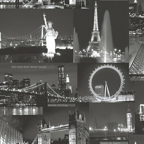 Dutch Wallcoverings Imaginarium Night City 11330 Behang