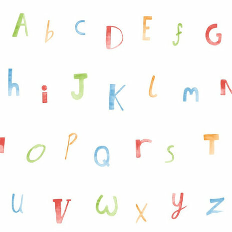 Dutch Wallcoverings Make Believe Alphabet 12560 Behang